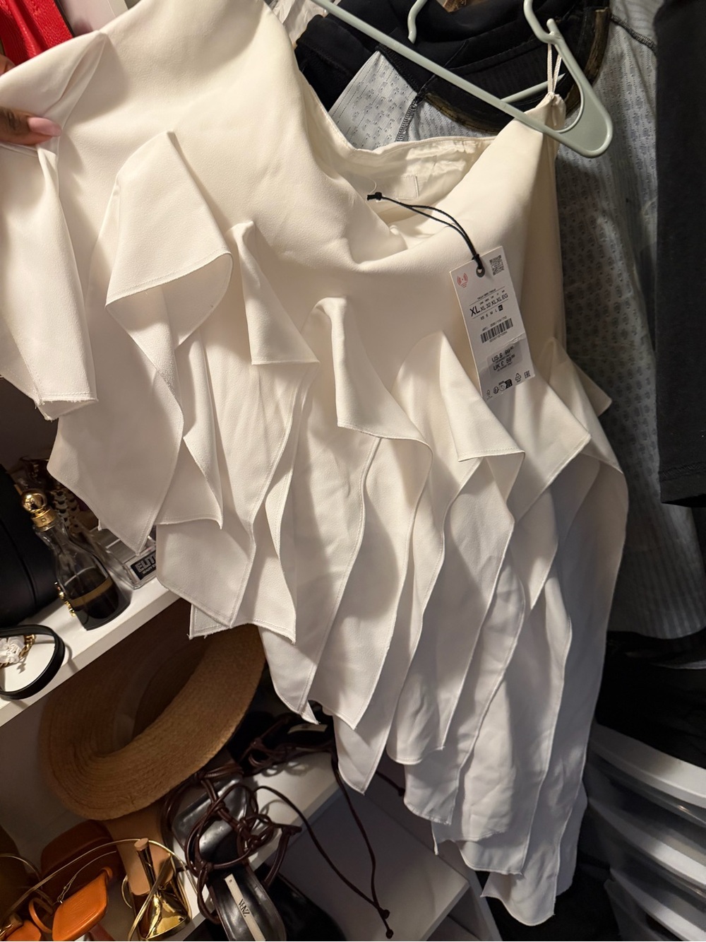 Zara Collection Asymmetric Ruffled Skirt - Picture 7 of 10